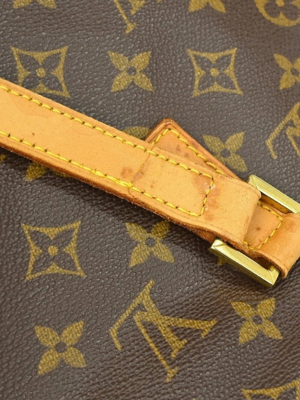 Best03 LOUIS VUITTON CABAS MEZZO HAND TOTE BAG MONOGRAM M51151 AR1010 RQ02761 - Picture 9 of 15